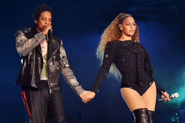 This is a picture of Beyonce and Jay Z.