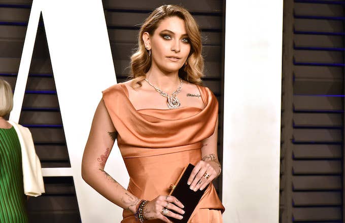 Paris Jackson at Vanity Fair Oscar Party.