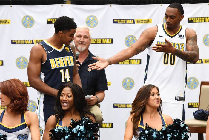 Nuggets Jerseys Reveal NBA 2017 Getty