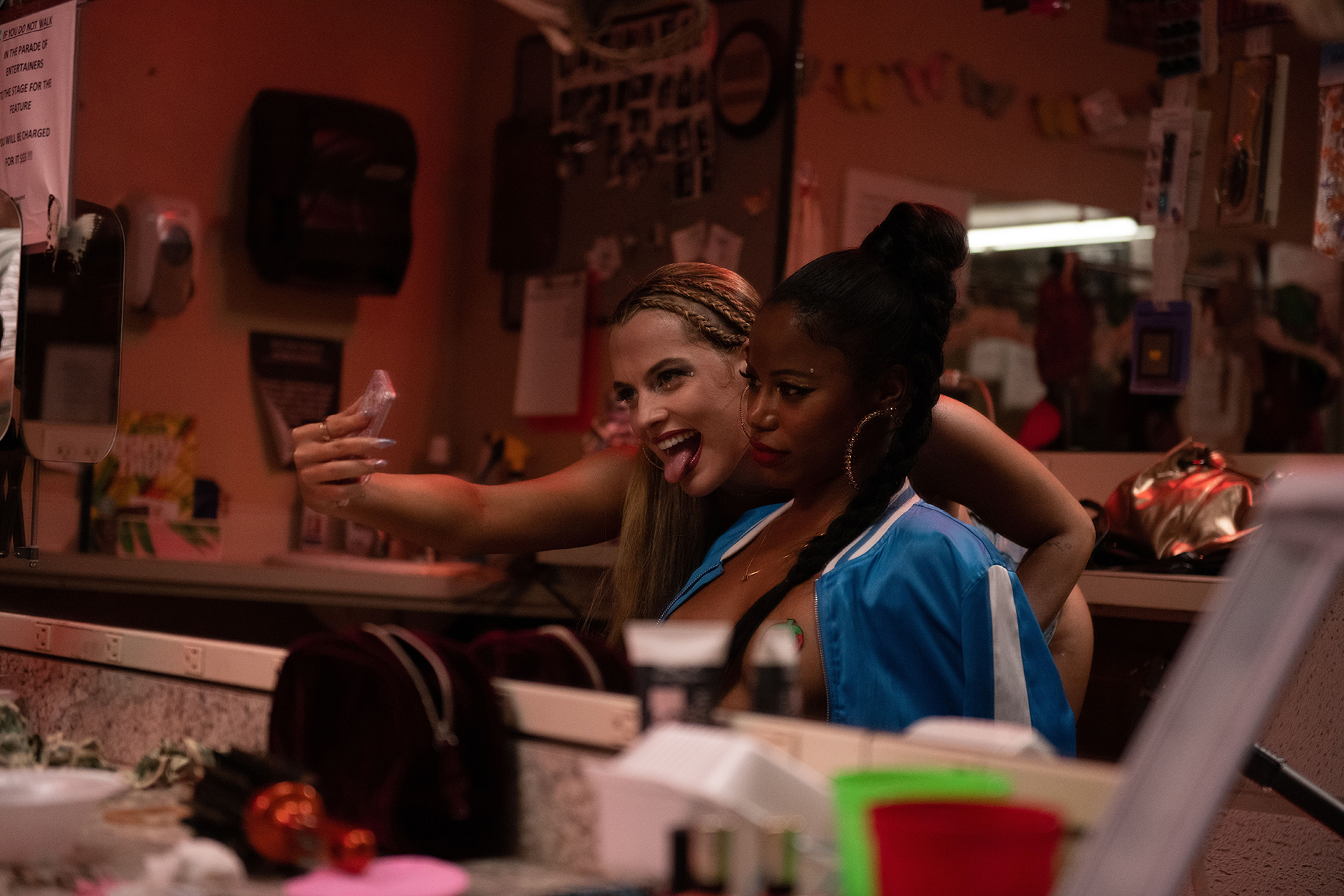 Riley Keough and Taylour Paige in A24&#x27;s &#x27;Zola&#x27;