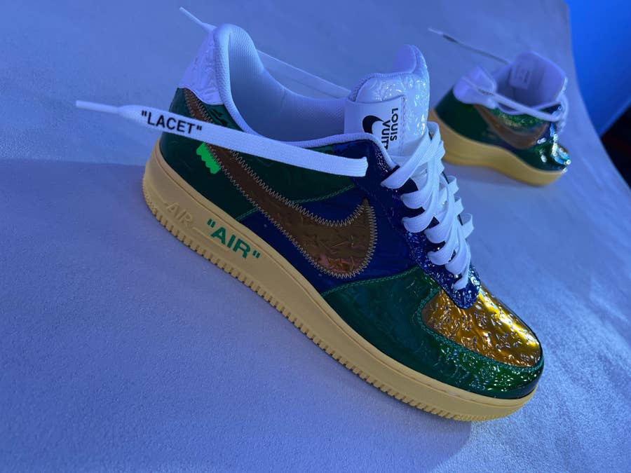 Nike x Louis Vuitton: first look at the Air Force 1 sneakers by