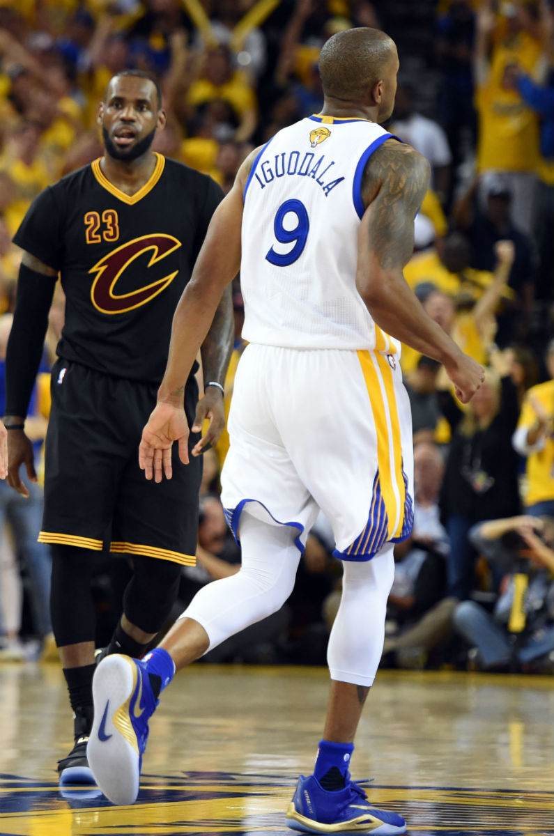 Andre Iguodala Wearing the Nike HyperLive in Game 7