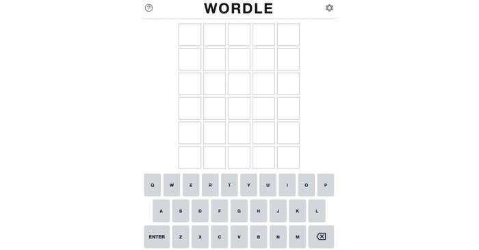 An image of the Wordle game is pictured