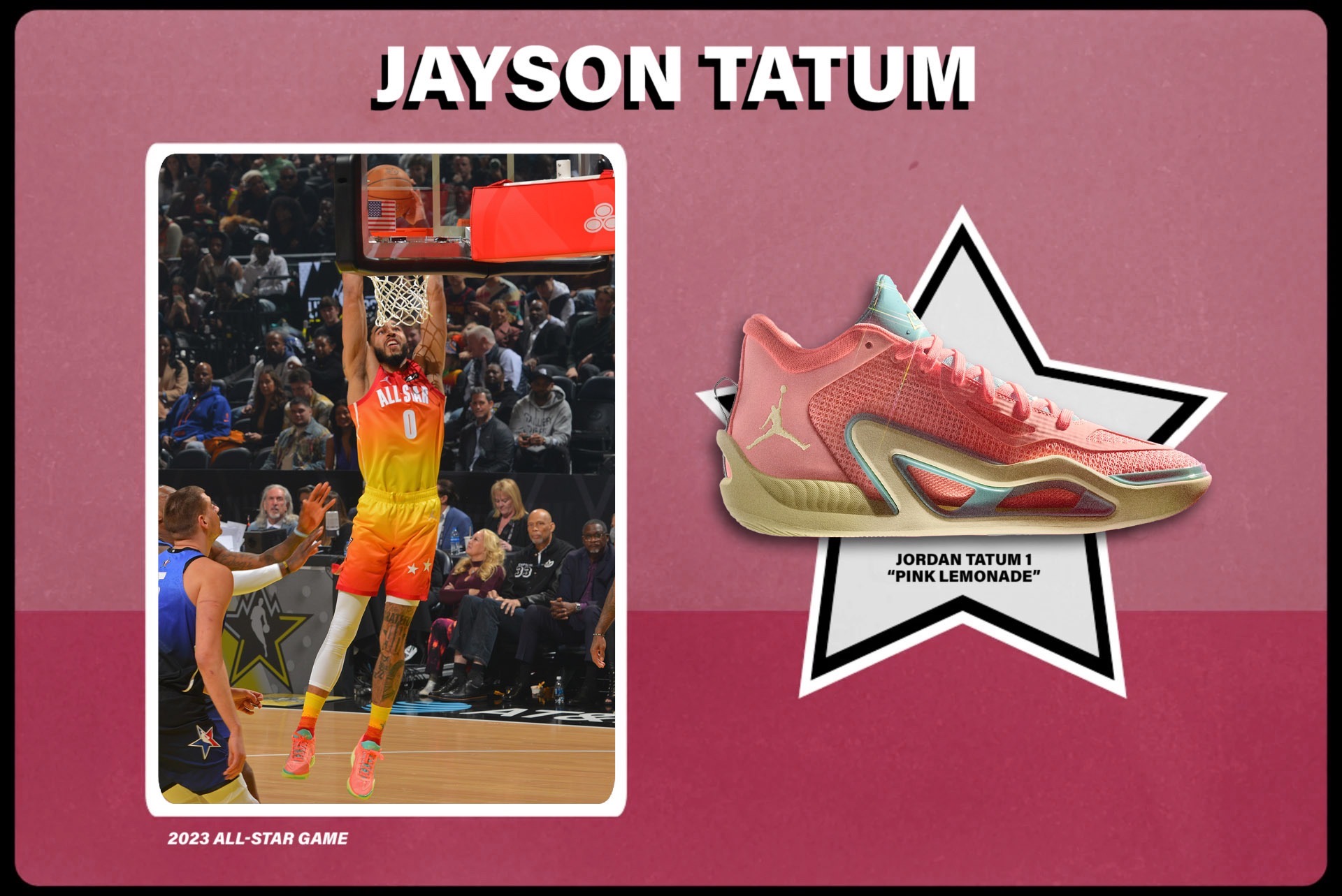 Men's Jordan Brand Jayson Tatum Maroon 2022 NBA All-Star Game