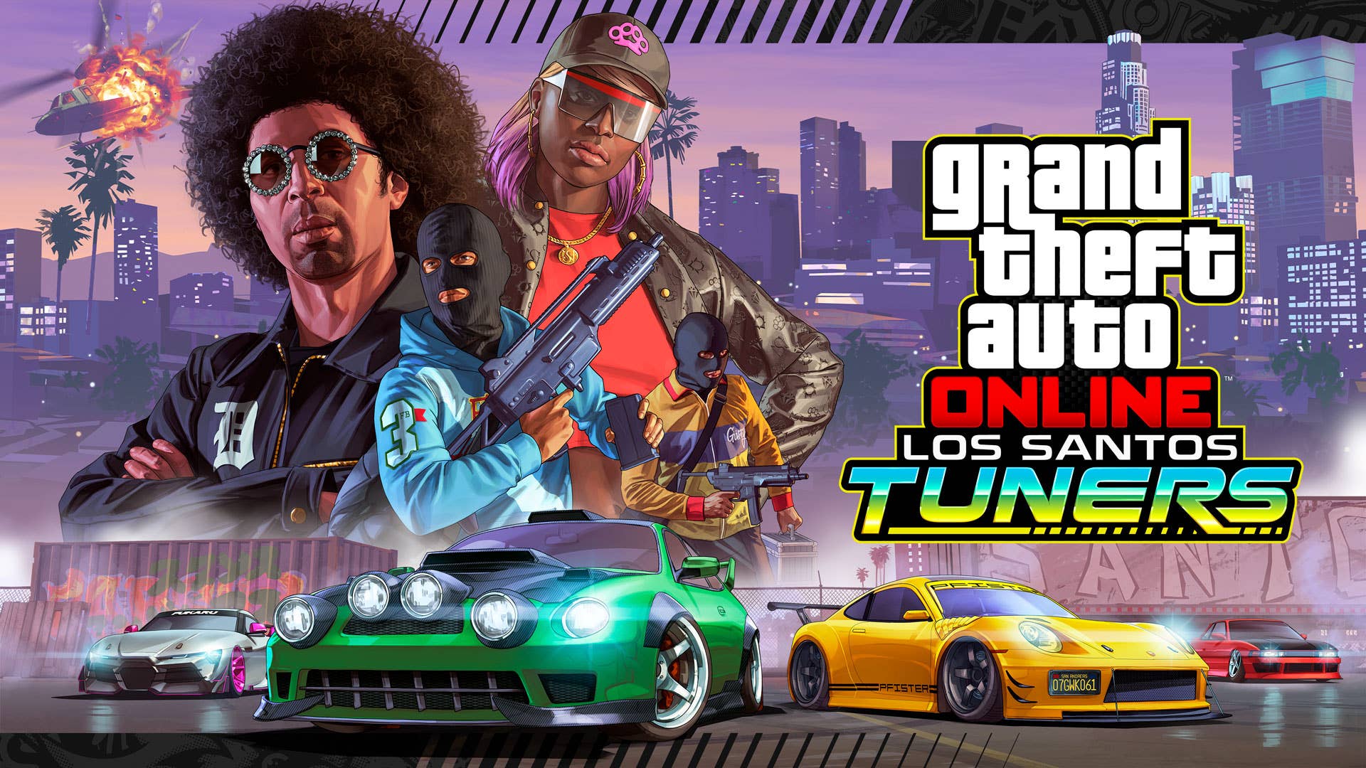 GTA Online Los Santos Tuners -Lead Launch Art