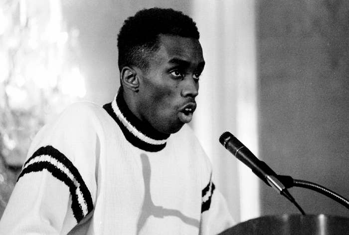 Sean Combs press conference 1992