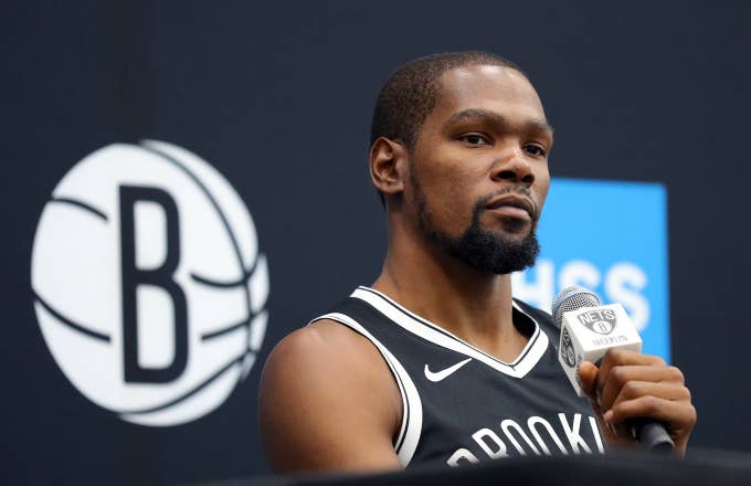 Kevin Durant #7 of the Brooklyn Nets