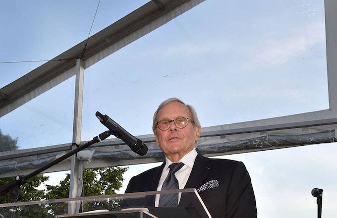 Tom Brokaw attends the Four Freedoms Park Conservancy's Sunset Garden Party.