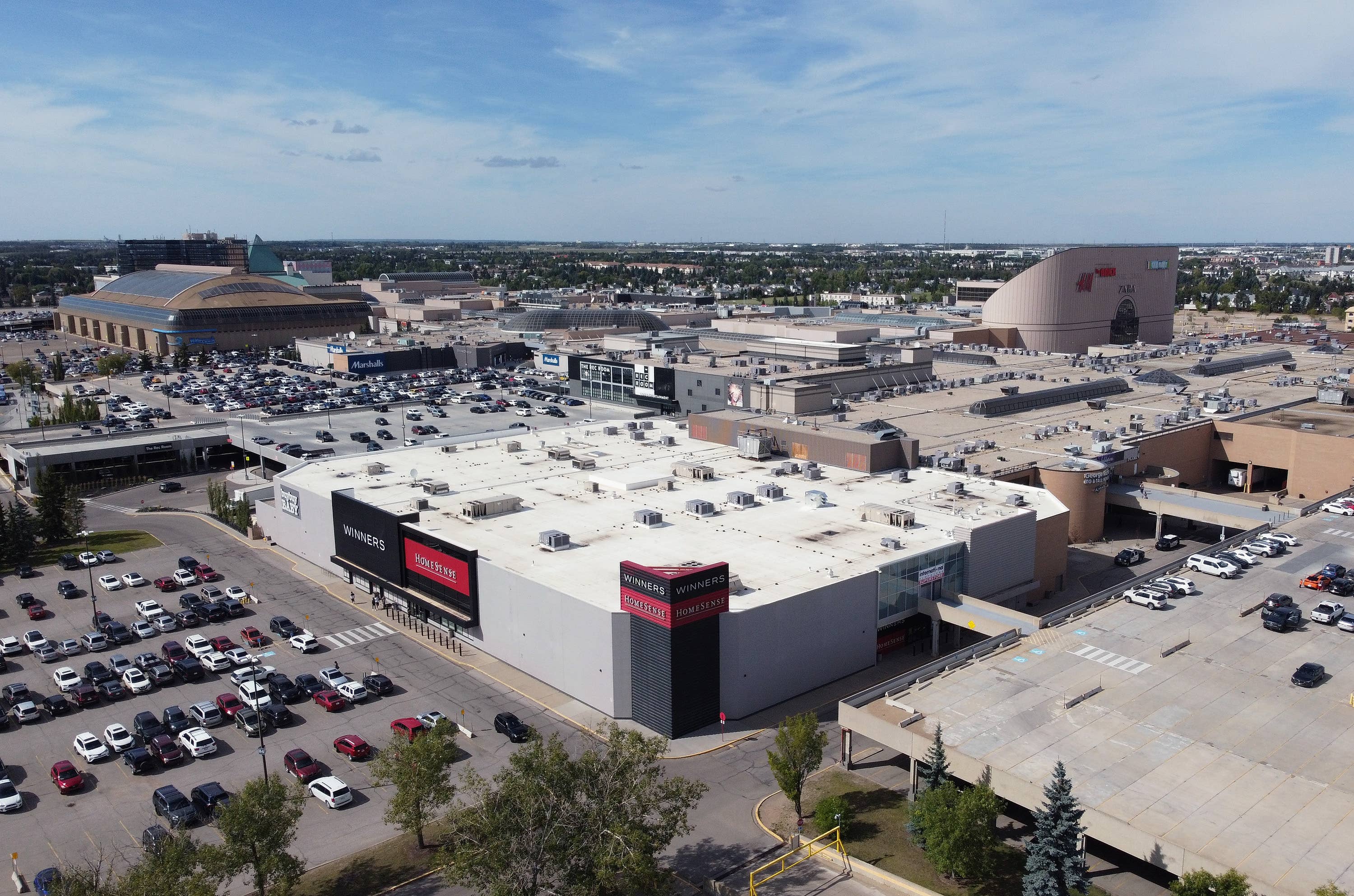 West Edmonton Mall aerial