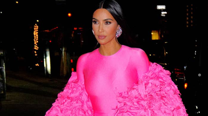 Kim Kardashian walks in New York City in 2021