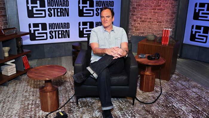 Quentin Tarantino visits SiriusXM&#x27;s &#x27;The Howard Stern Show&#x27; at SiriusXM Studios