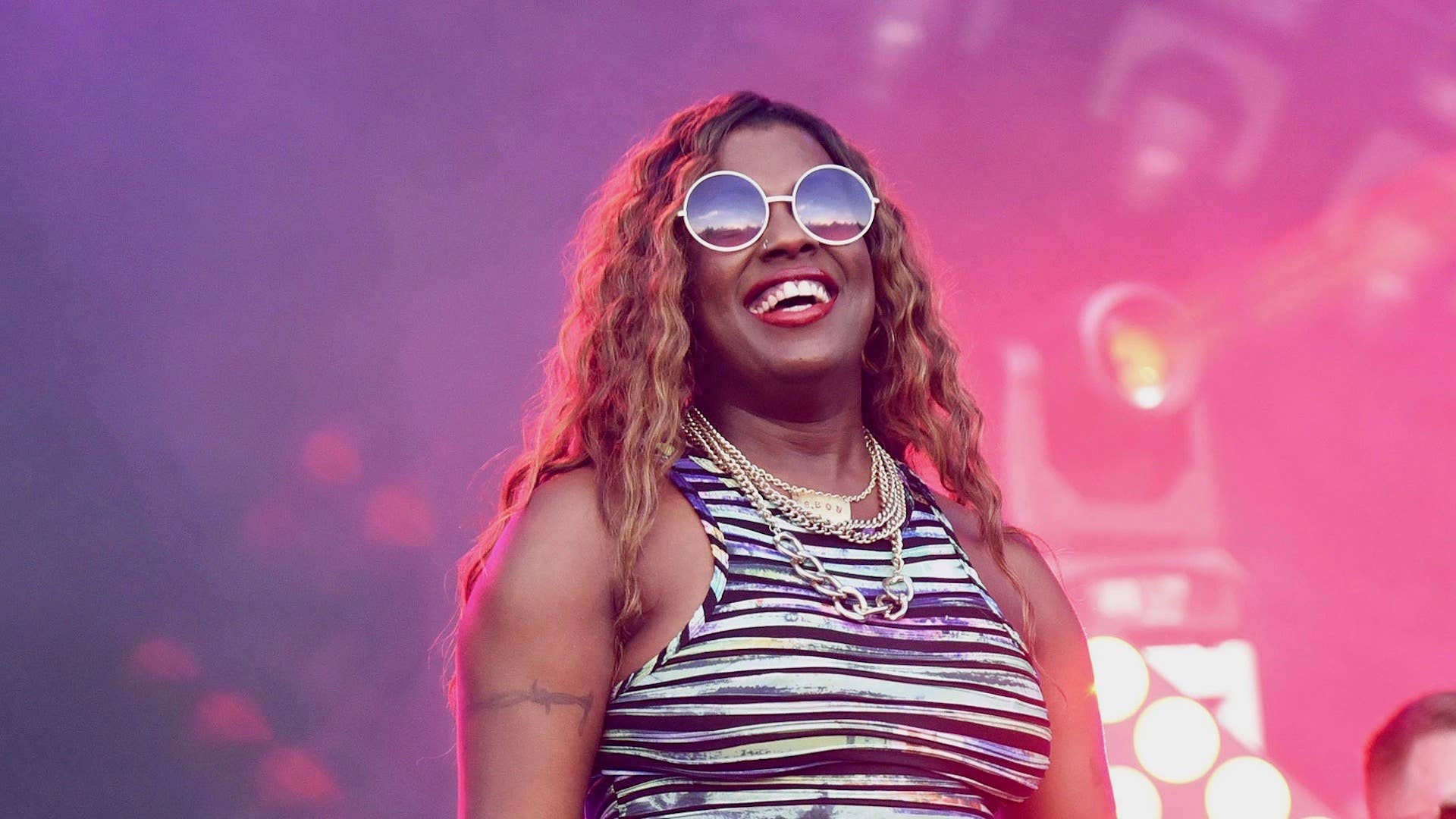 Gangsta Boo and El-P perform with Run The Jewels at Music Midtown at Piedmont Park