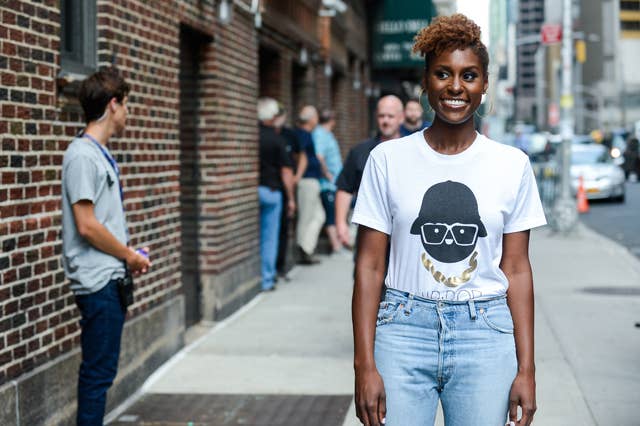 Issa Rae enters the &#x27;The Late Show With Stephen Colbert&#x27; taping