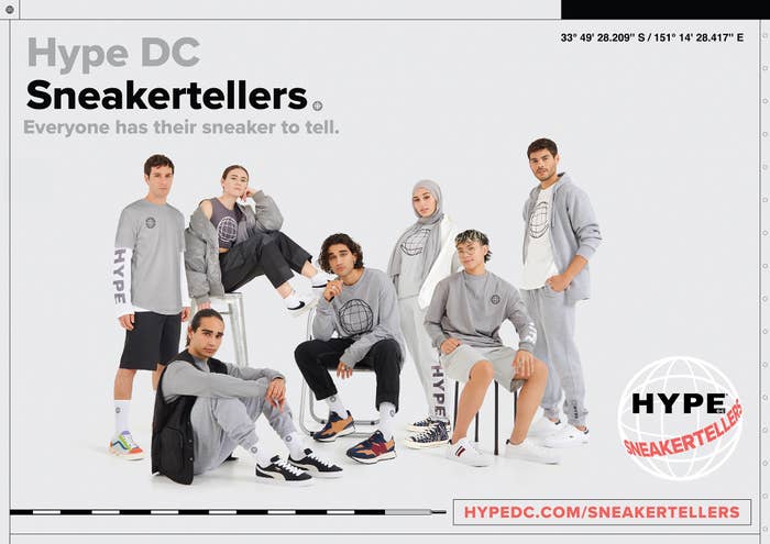 Hype DC Sneakertellers campaign