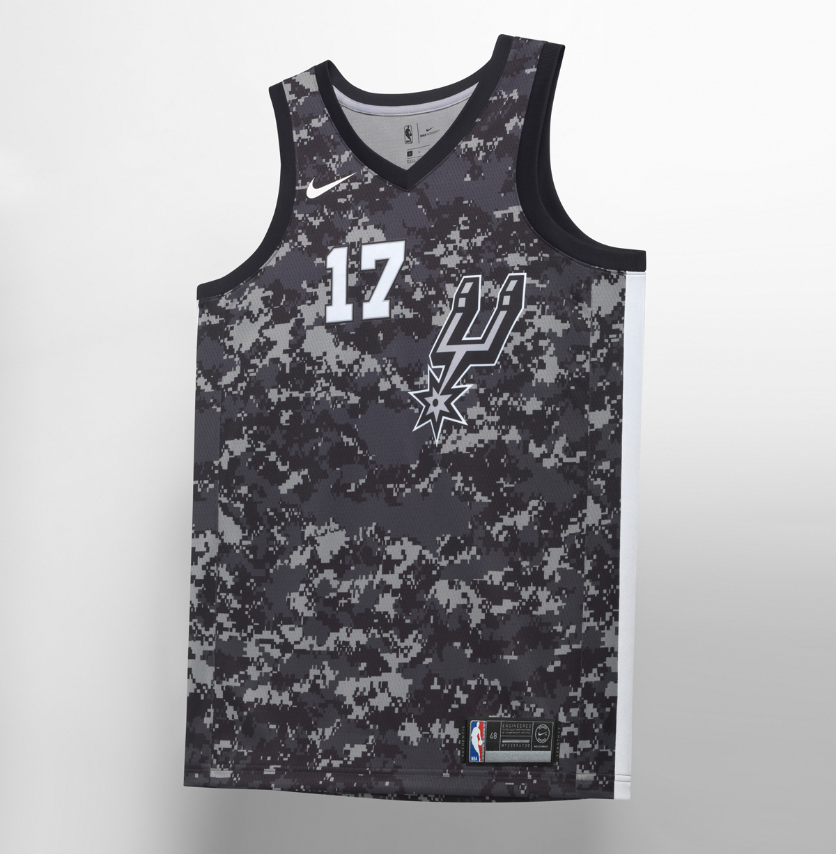 Spurs announce another camouflage jersey as this season's Nike