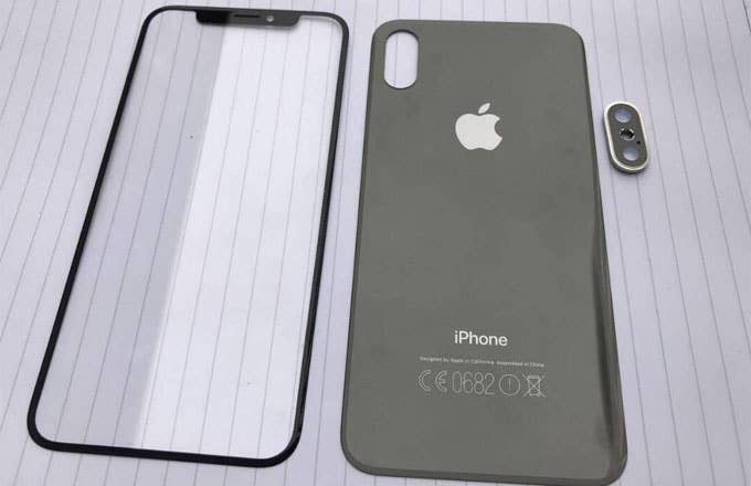 Rumored front and back panels for the iPhone 7s/iPhone 8.