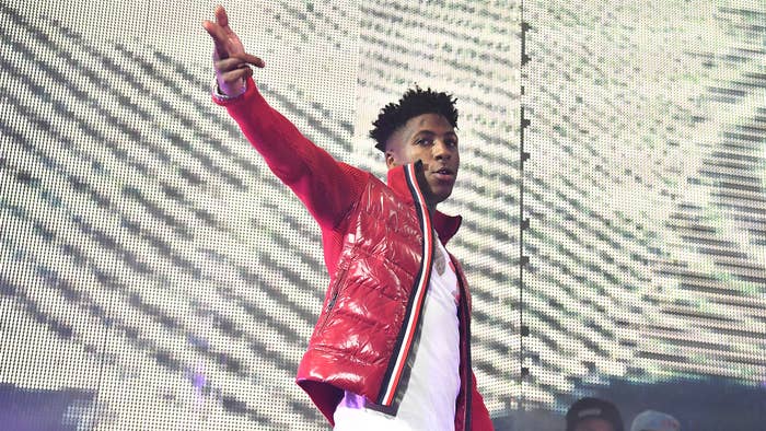 Rapper NBA YoungBoy performs onstage during Lil Baby &amp; Friends concert