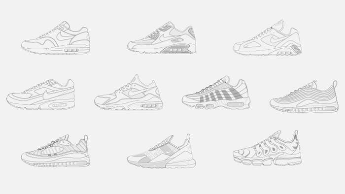 Nike On Air Sneaker Design Workshop Templates