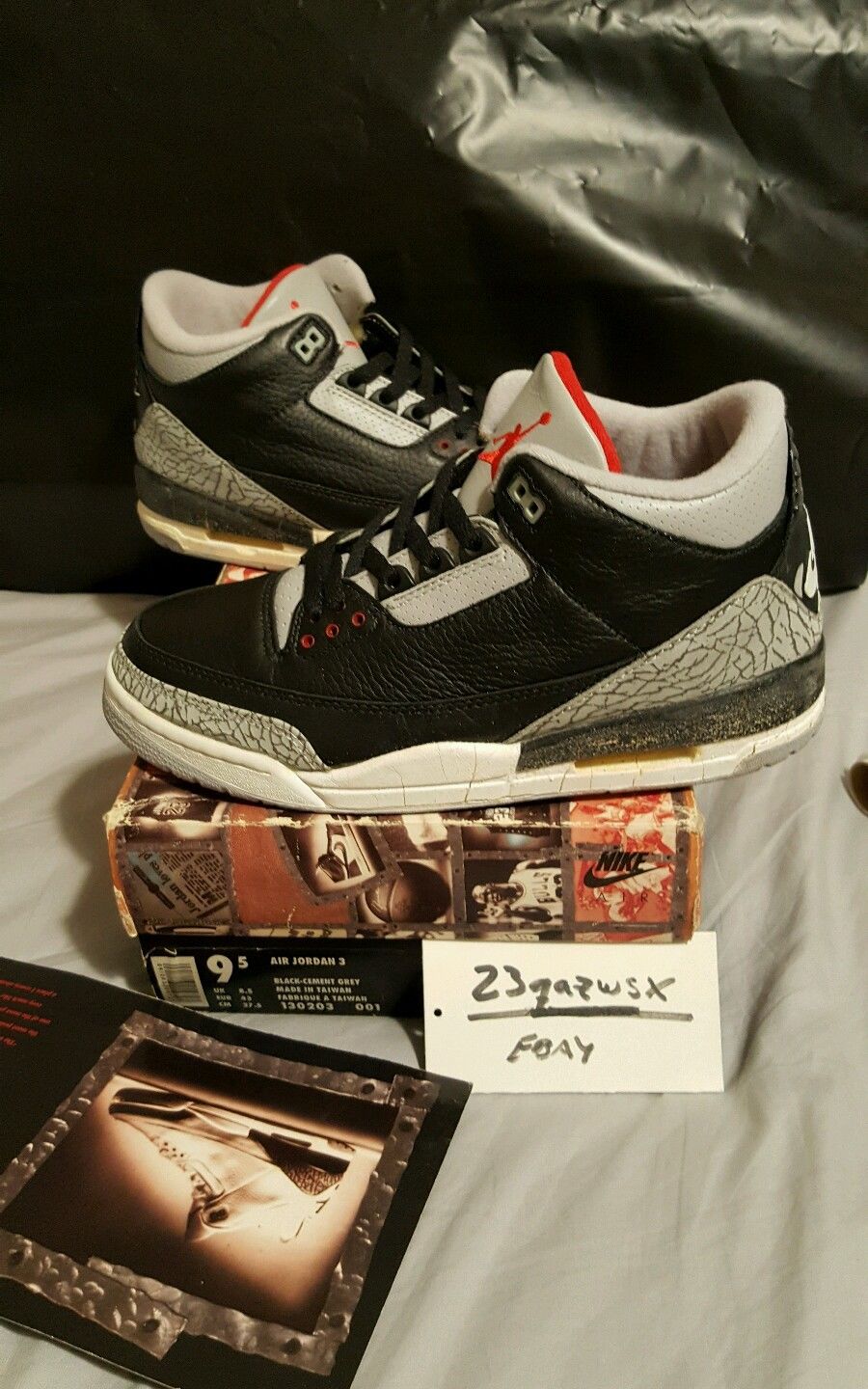 Air Jordan 3 &quot;Black Cement&quot;