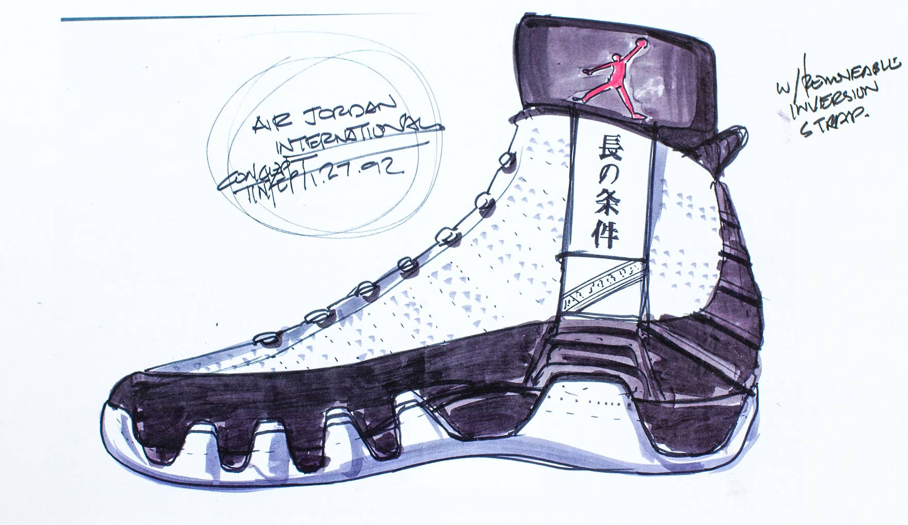 draw shoes jordans