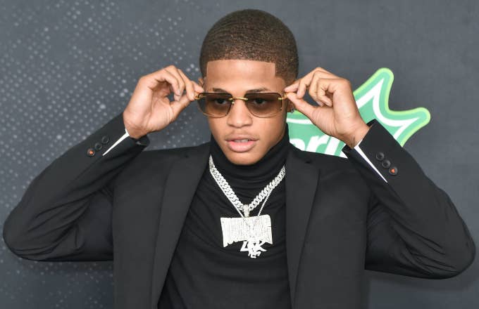 Rapper YK Osiris arrives to the 2019 BET Hip Hop Awards