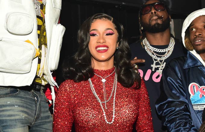 Offset and Cardi B attend Offset&#x27;s &#x27;Father of 4&#x27; album release party