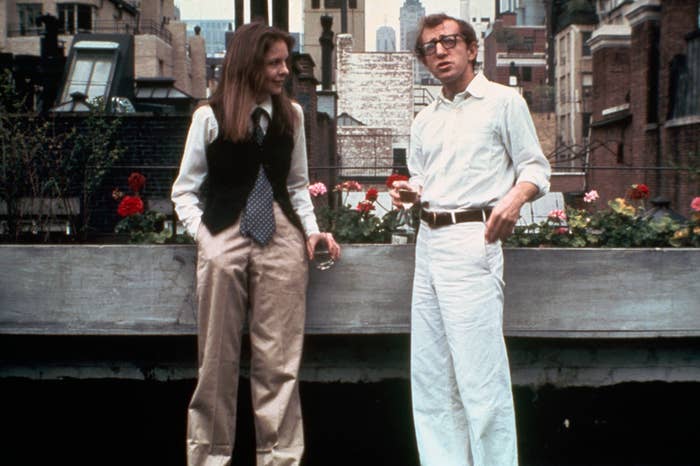 A still of Woody Allen and Diane Keaton in &#x27;Annie Hall&#x27;