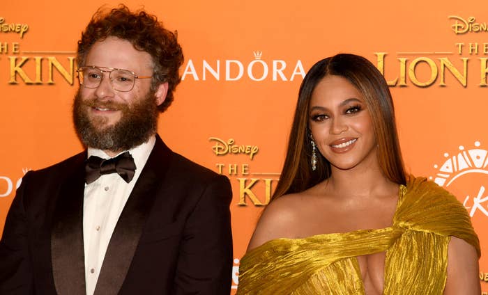 Seth Rogen and Beyoncé