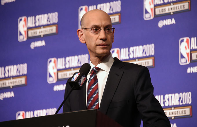 NBA commissioner Adam Silver