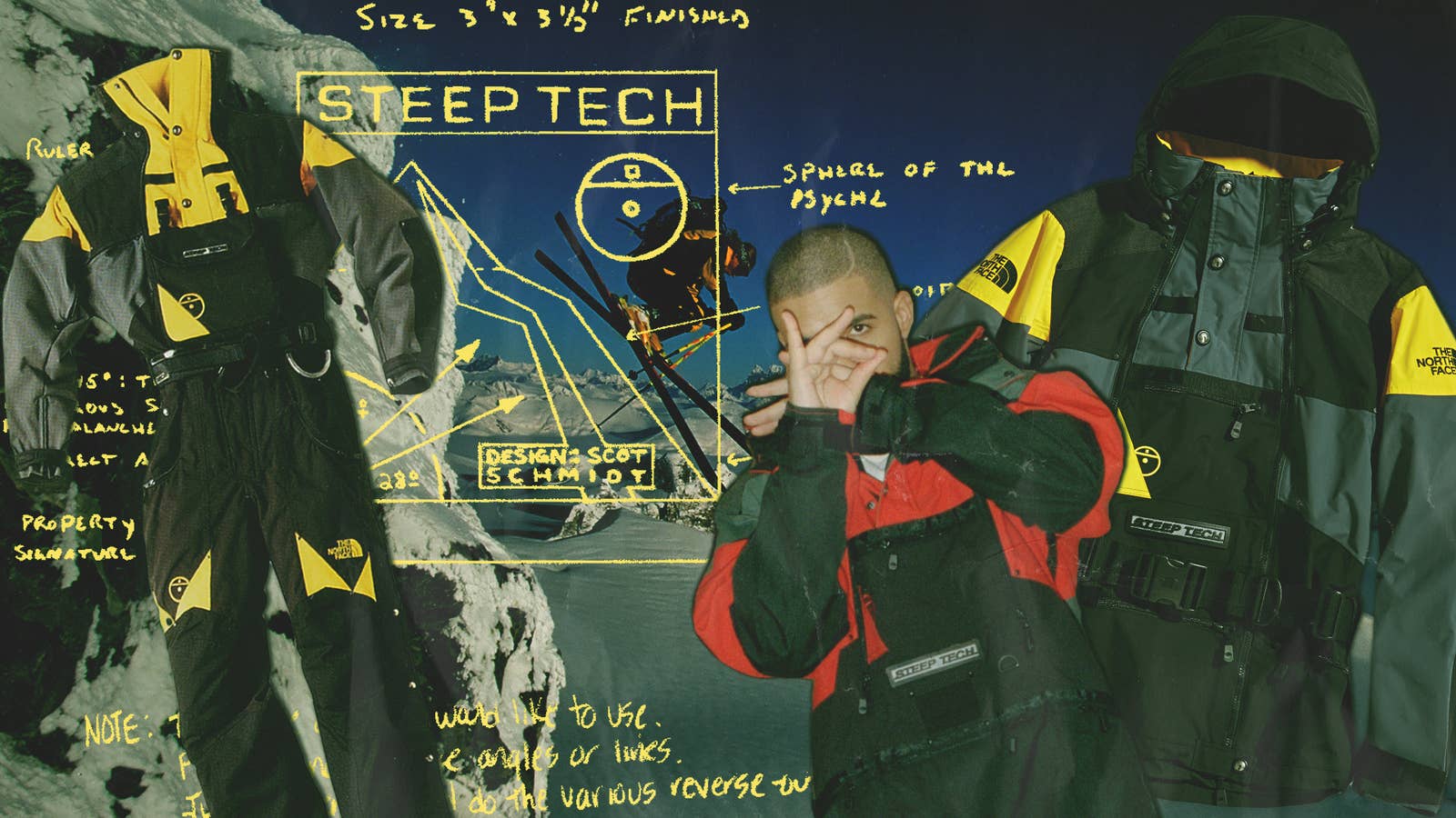 The North Face Steep Tech Collage