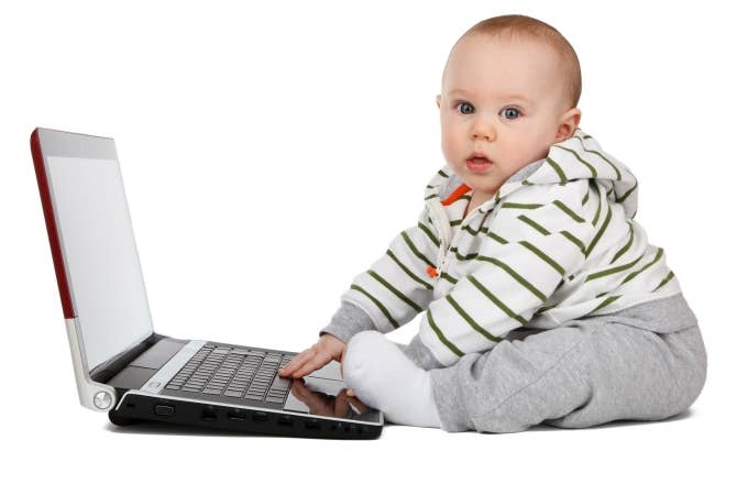 Baby Using Computer via Pixabay Creative Commons