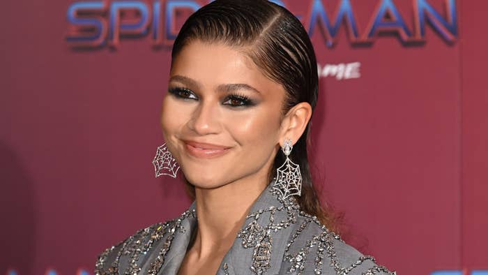 Zendaya at a photocall for &quot;Spider-Man: No Way Home&quot;