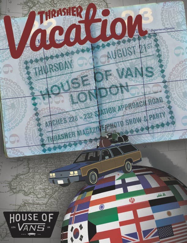 Trasher Vacation House Of Vans Flyer
