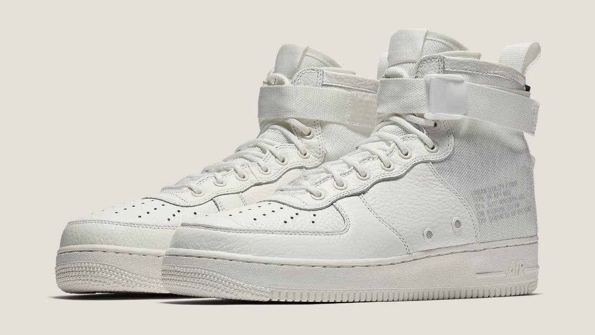 Next Nike Air Force 1 Mid Covered in Ivory Complex