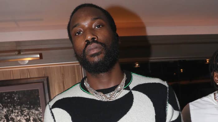 Meek Mill is pictured at an event