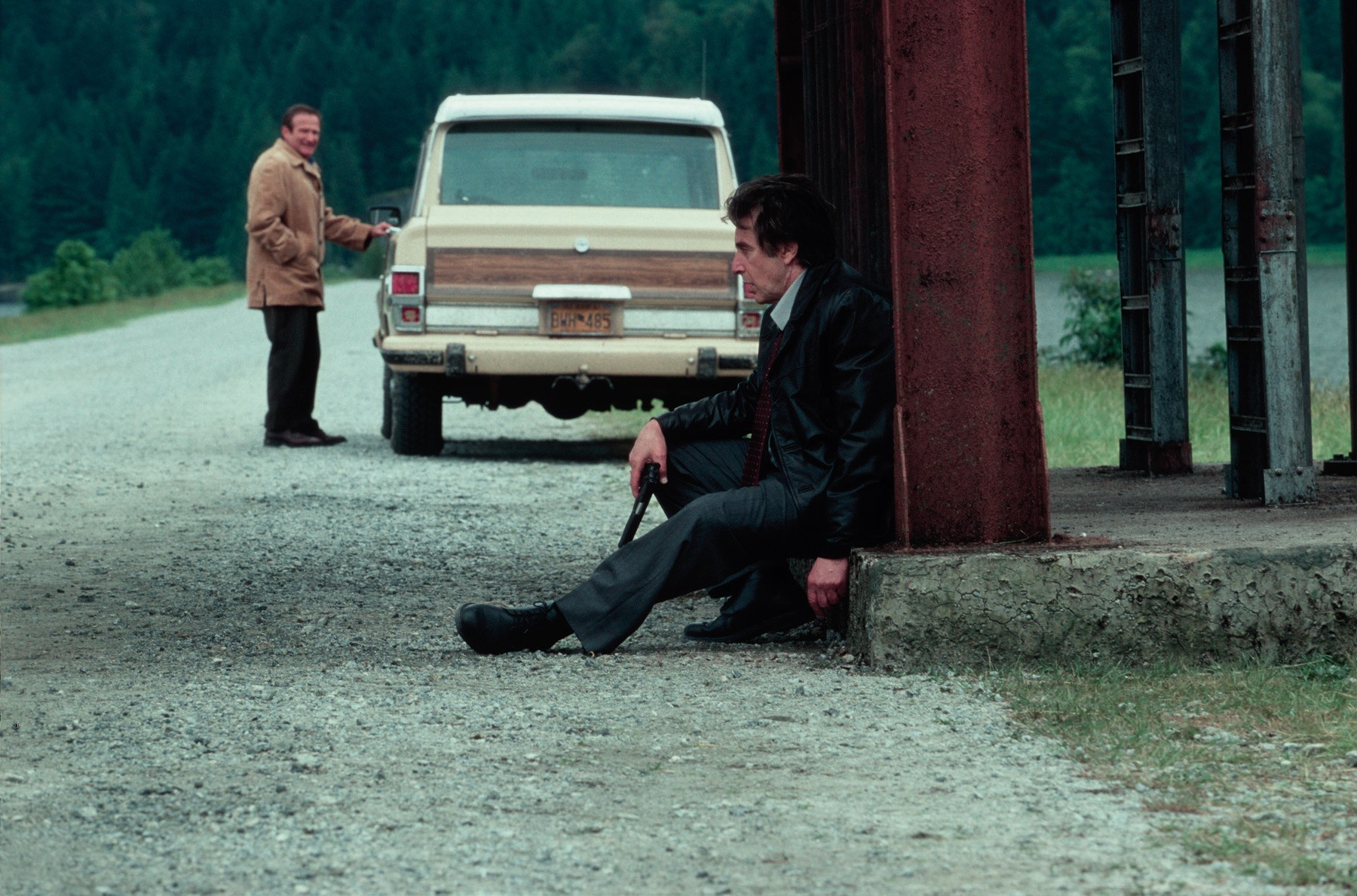 Al Pacino in the movie insomnia.