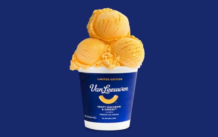 mac and cheese ice cream