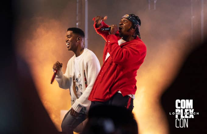 Kid Cudi and Pusha T at ComplexCon Long Beach 2019