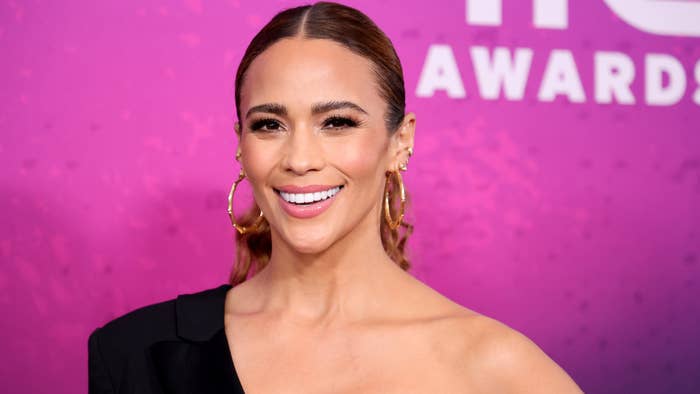 Paula Patton is pictured at a red carpet event