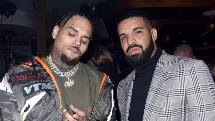 Chris Brown Hints At Possible Joint Project With Drake 