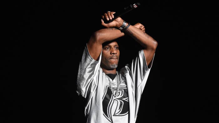 DMX performs onstage during the Bad Boy Family Reunion Tour