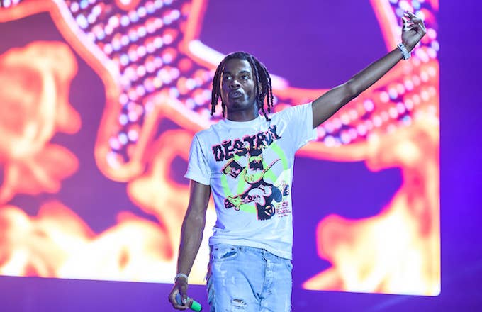Playboi Cartii performs during day three of Rolling Loud.