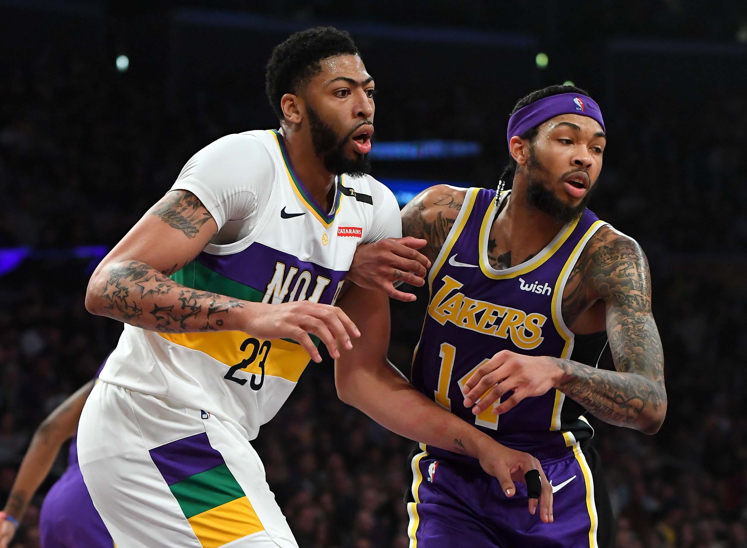 Anthony Davis Brandon Ingram Pelicans Lakers 2019