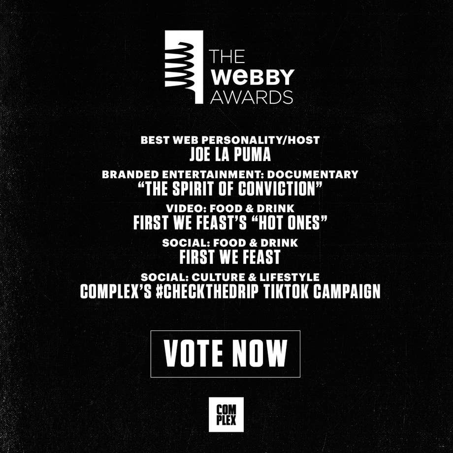 Complex Networks Receives 5 Nominations for This Year's Webby Awards