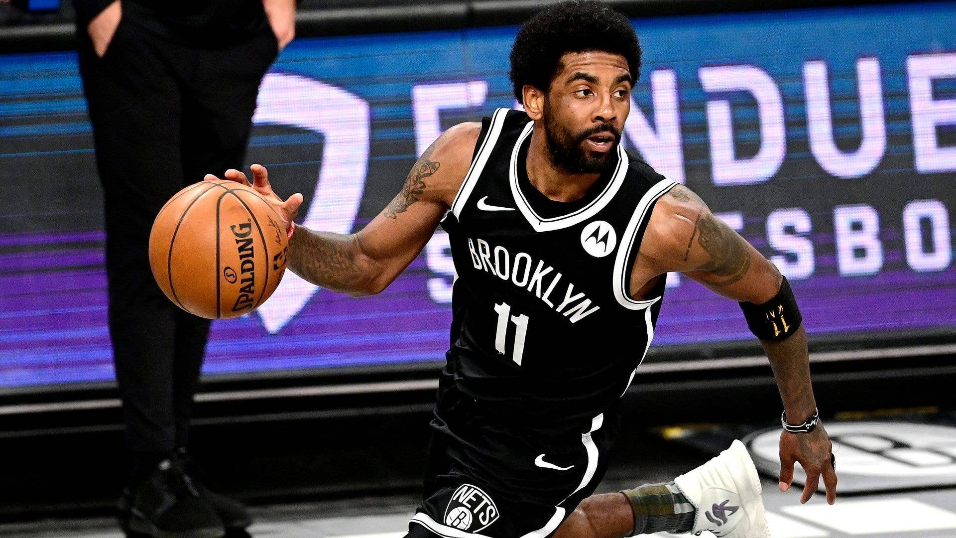 Kyrie Irving at the 2021 NBA Playoffs at Barclays Center