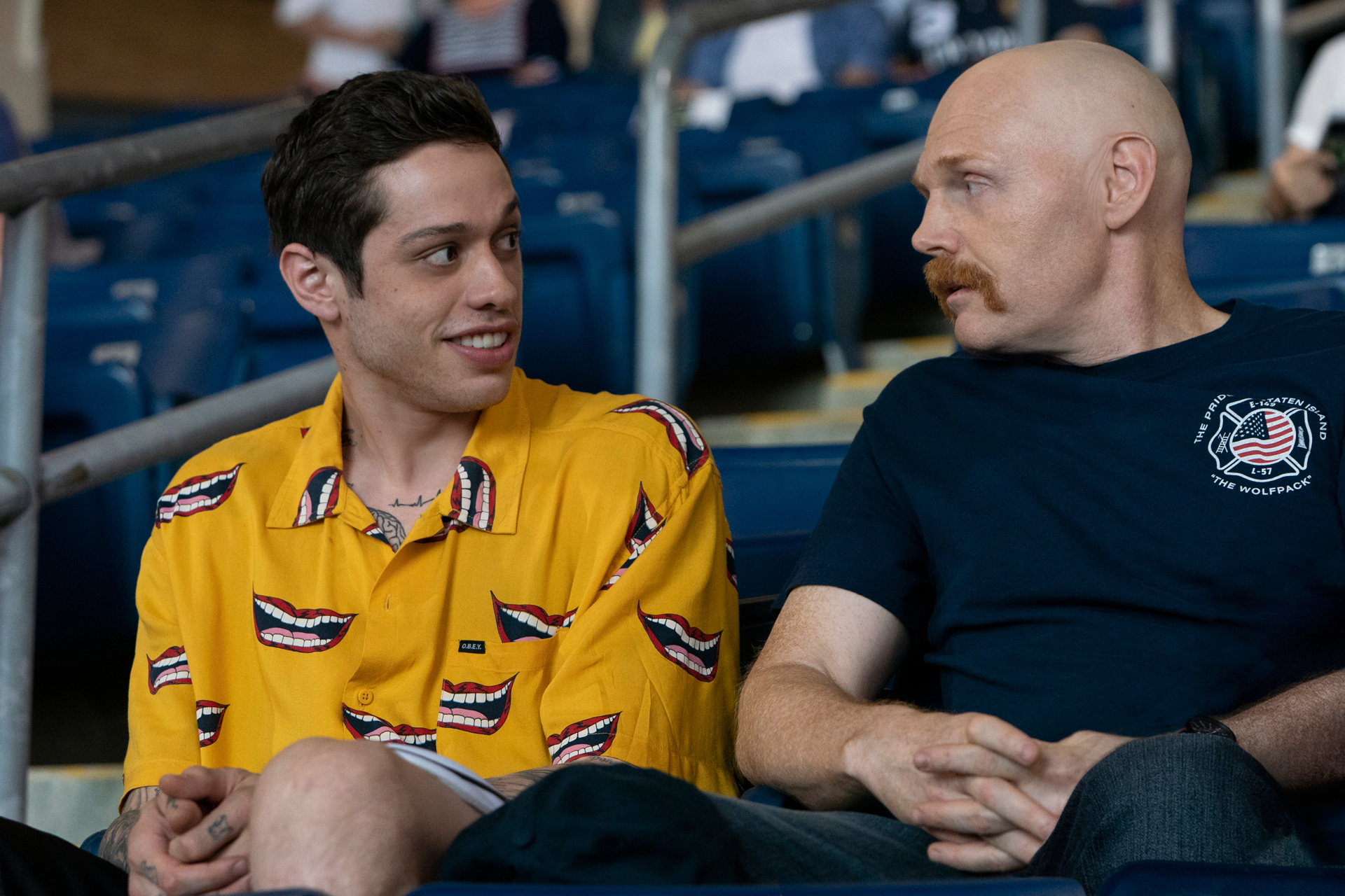 Pete Davidson and Bill Burr in &#x27;The King of Staten Island&#x27;
