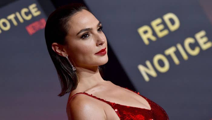 Gal Gadot attends the World Premiere of Netflix&#x27;s &#x27;Red Notice&#x27;