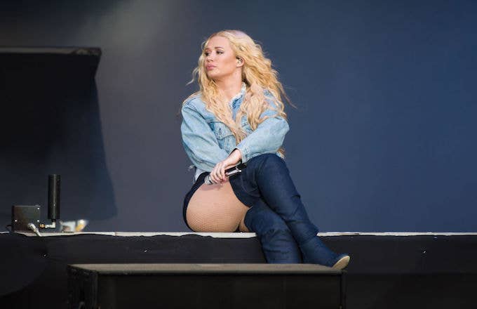 Iggy Azalea performs during Day 4 of Sziget Festival 2017