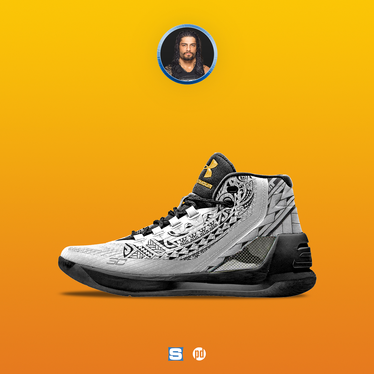 Roman Reigns x Under Armour Curry 3