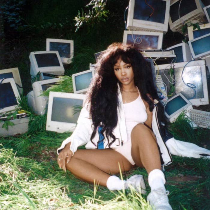 The cover for a deluxe SZA album is pictured